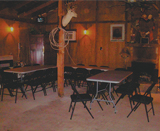 Indoor Dining Area� Pharridge Farm Western Party Barn � www.partybarntulsa.com